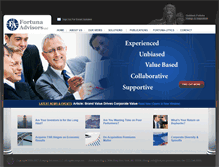 Tablet Screenshot of fortuna-advisors.com